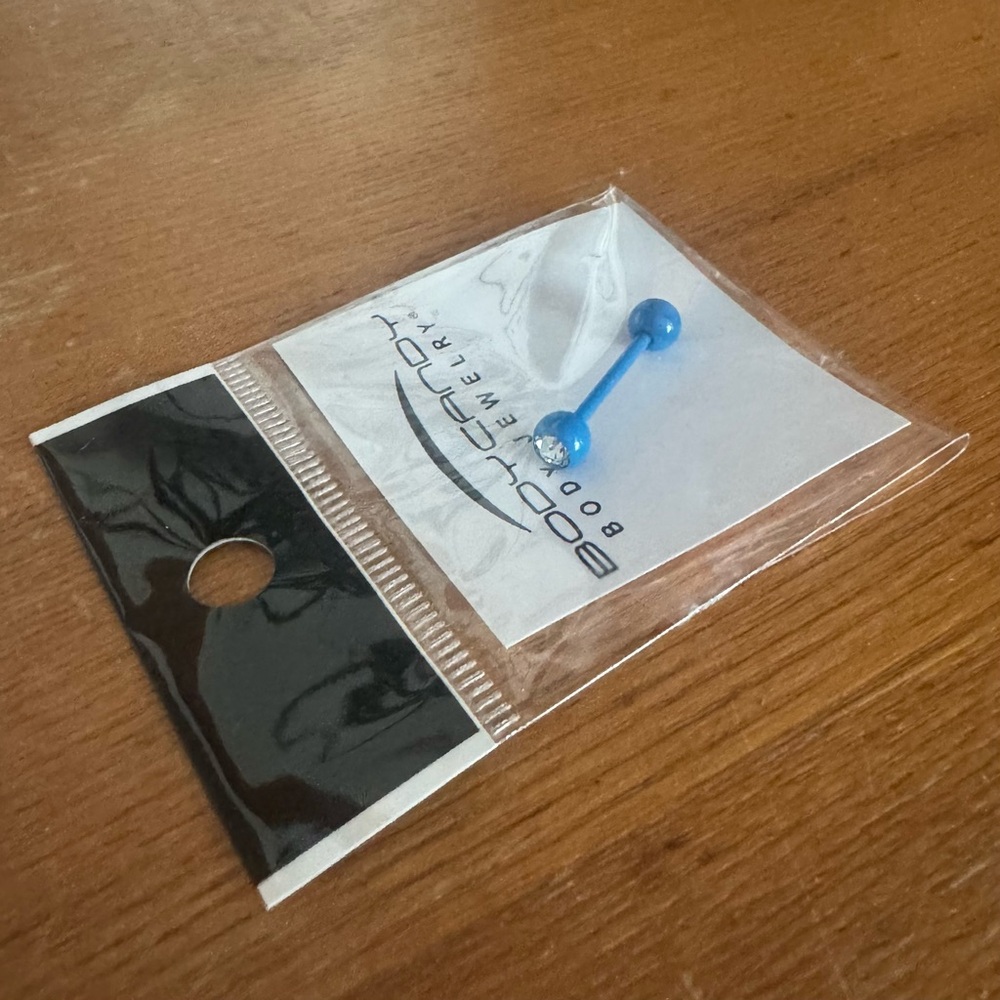 NWT Body Candy 14G 5/8 Tongue Ring - Picture 3 of 5